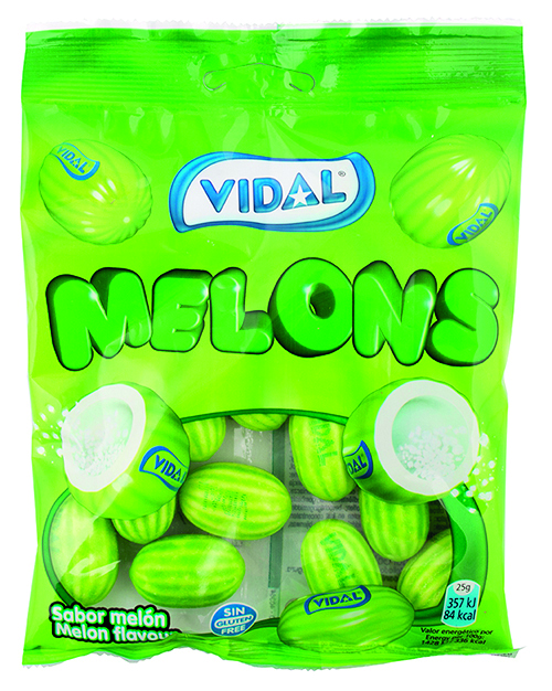 Melons bubble gum bag - melounové žvýkačky v sáčku  100g