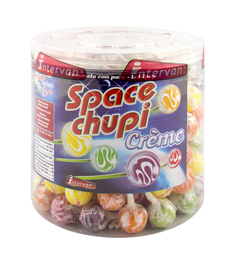 SPACE CHUPI Creme - balené lízátko 9,5g