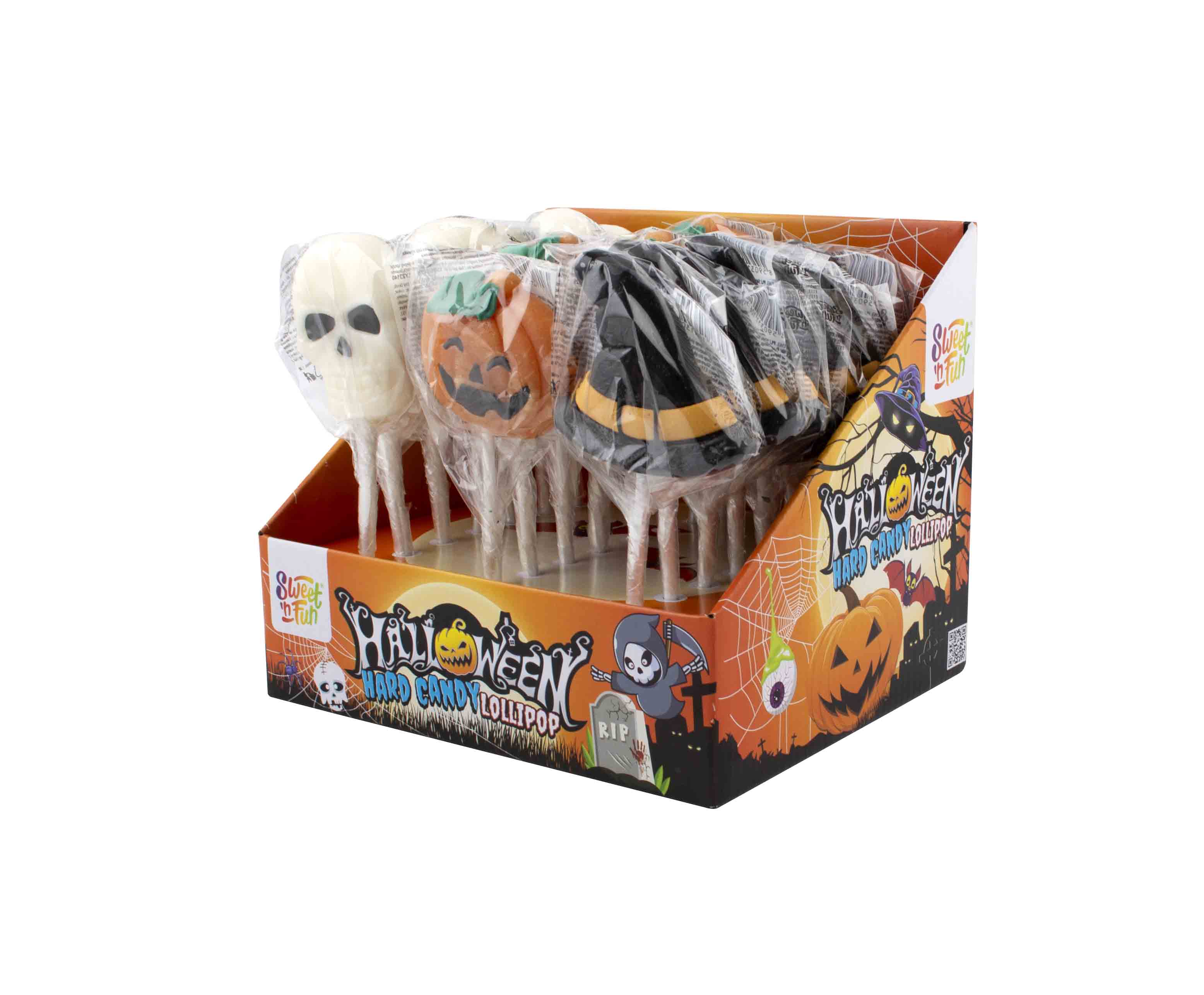 Halloween Hard Candy Lollipop - lízátko 40g