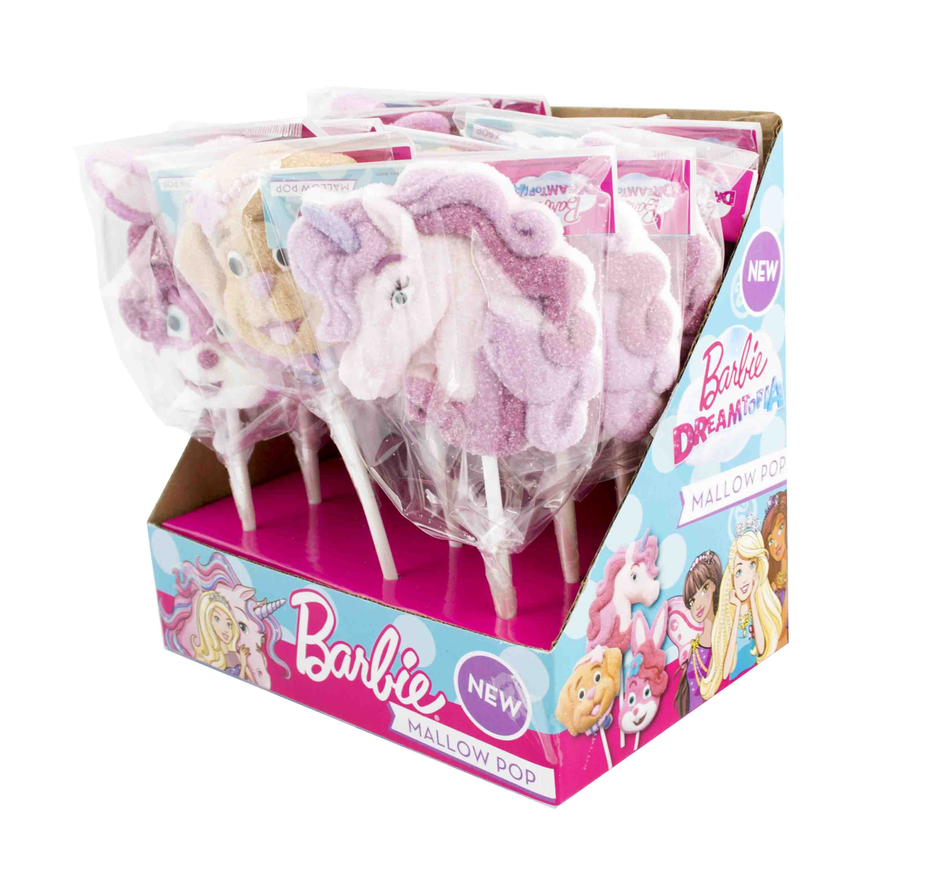 Barbie Marshmallow Pop - marshmallow lízátka 35g