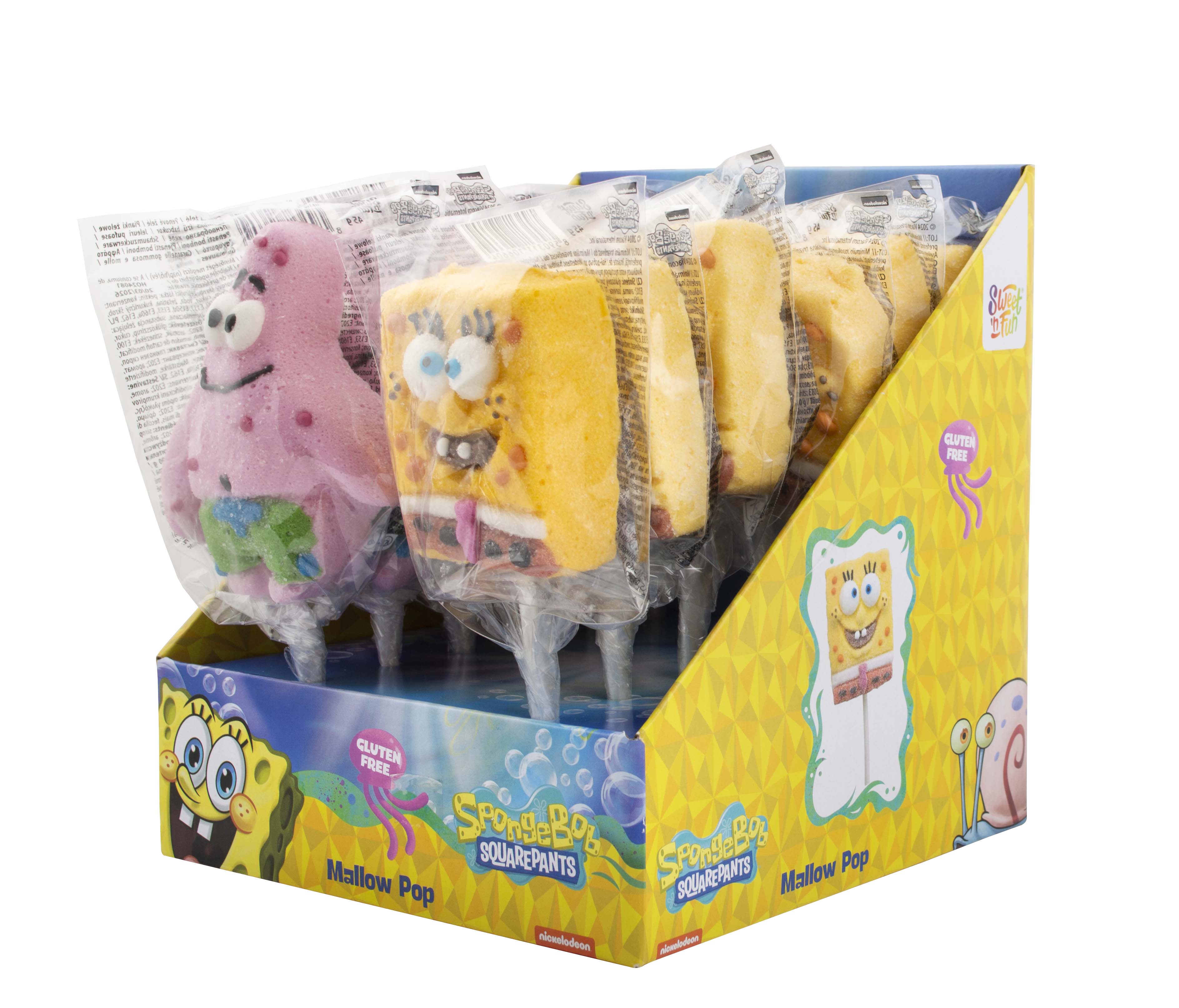Sponge Bob Mallow Pop – maršmelou 45g