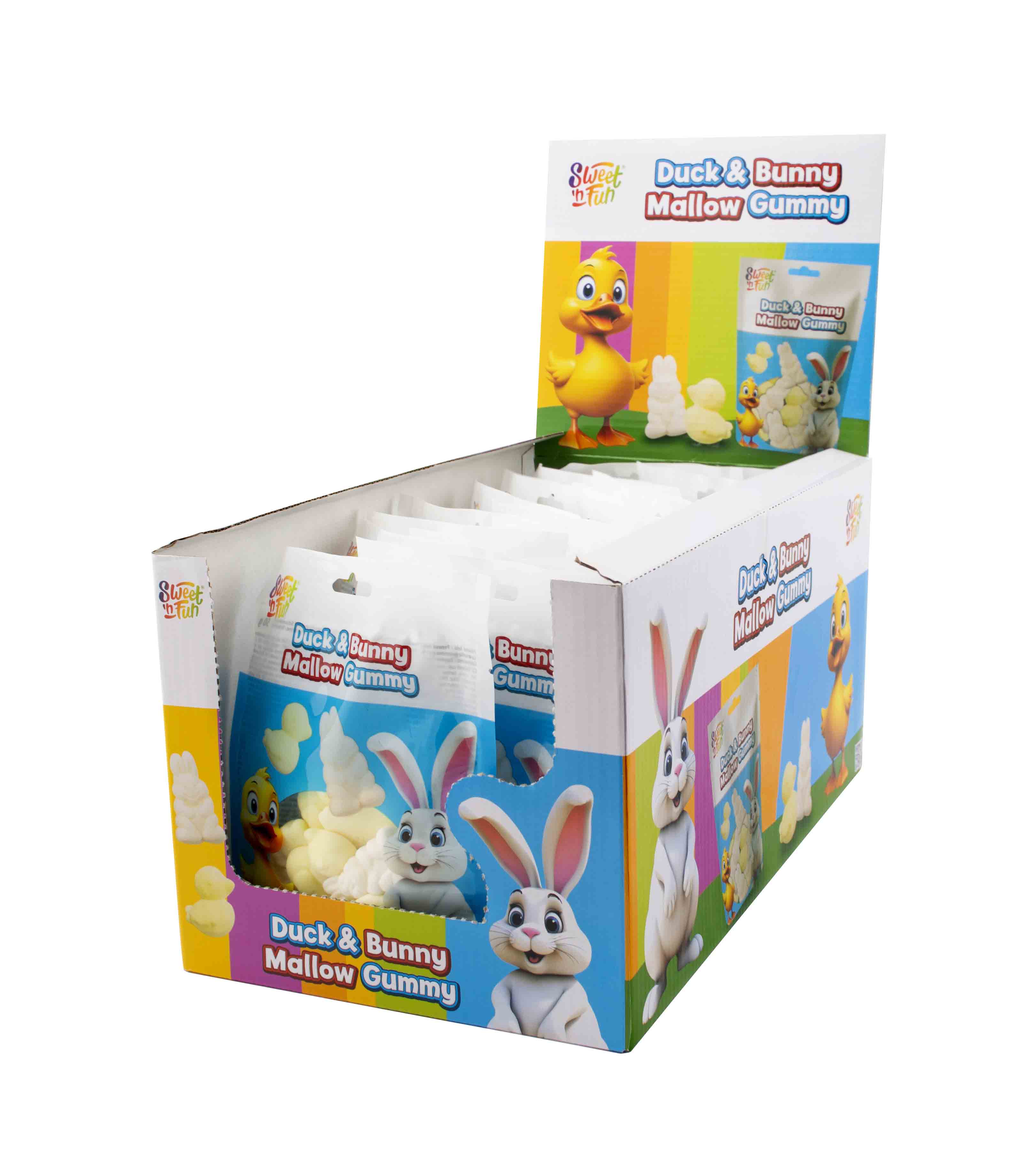 Duck And Bunny Mallow Gummy - maršmelou zajíci a kačenky 50g