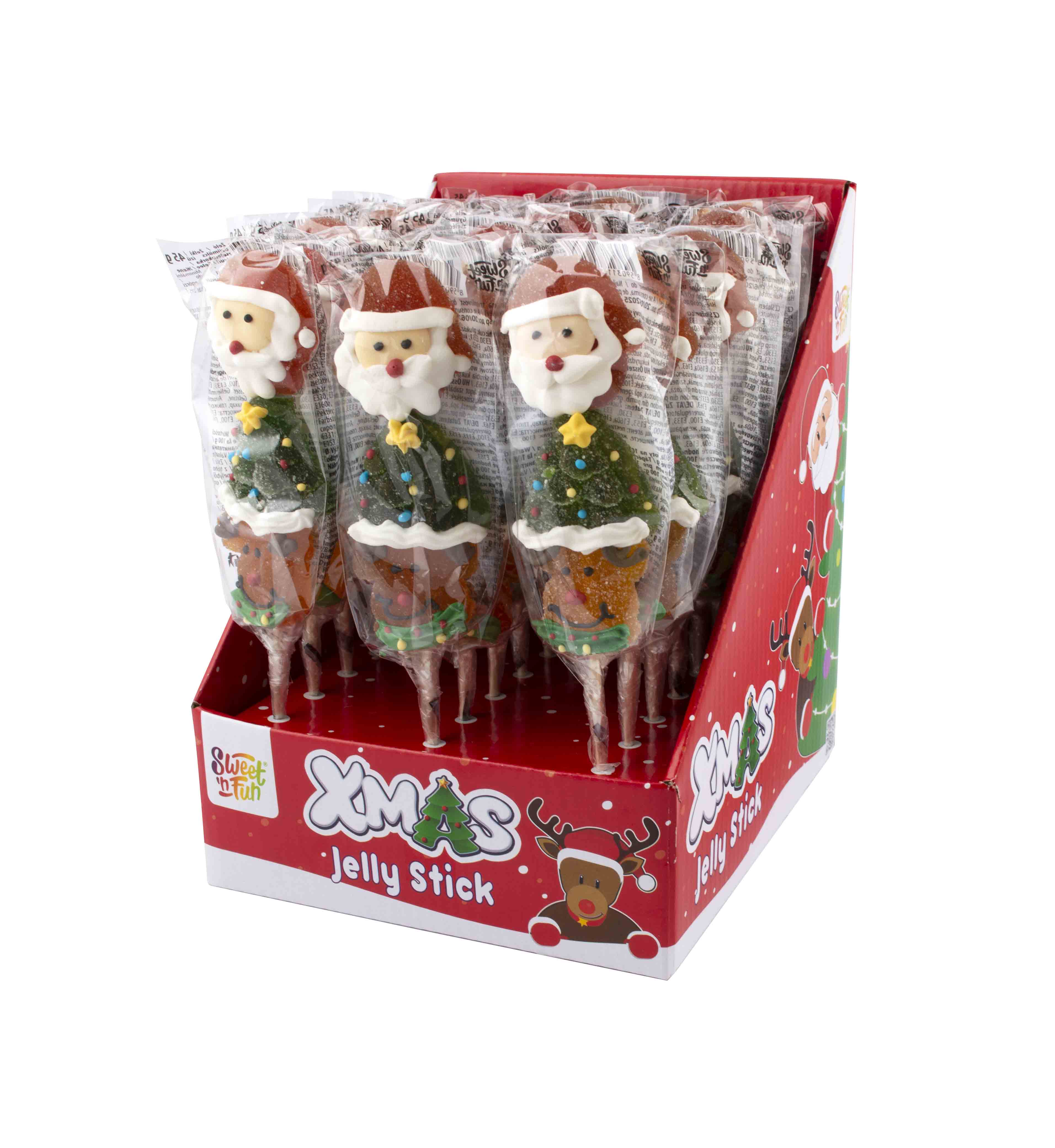 Xmas Jelly Stick - želé figurky 45g