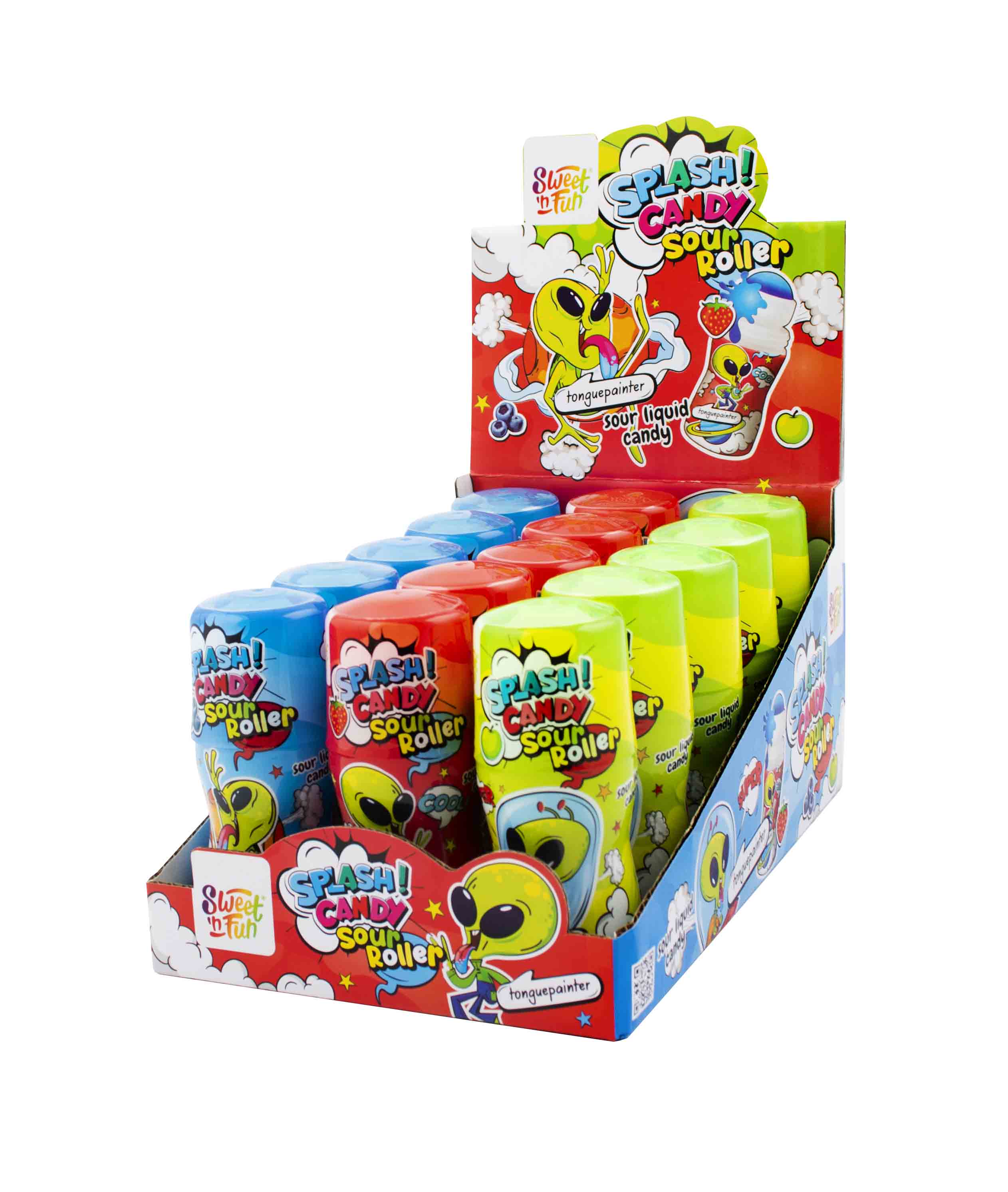 Splash Candy Sour Roller - roll on tekuté barvící želé  40 ml
