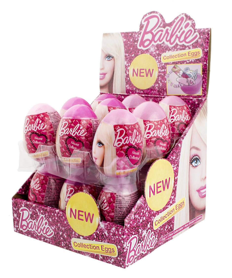 Barbie  egg - vajíčko s překvapením a cukrovinkou 10g