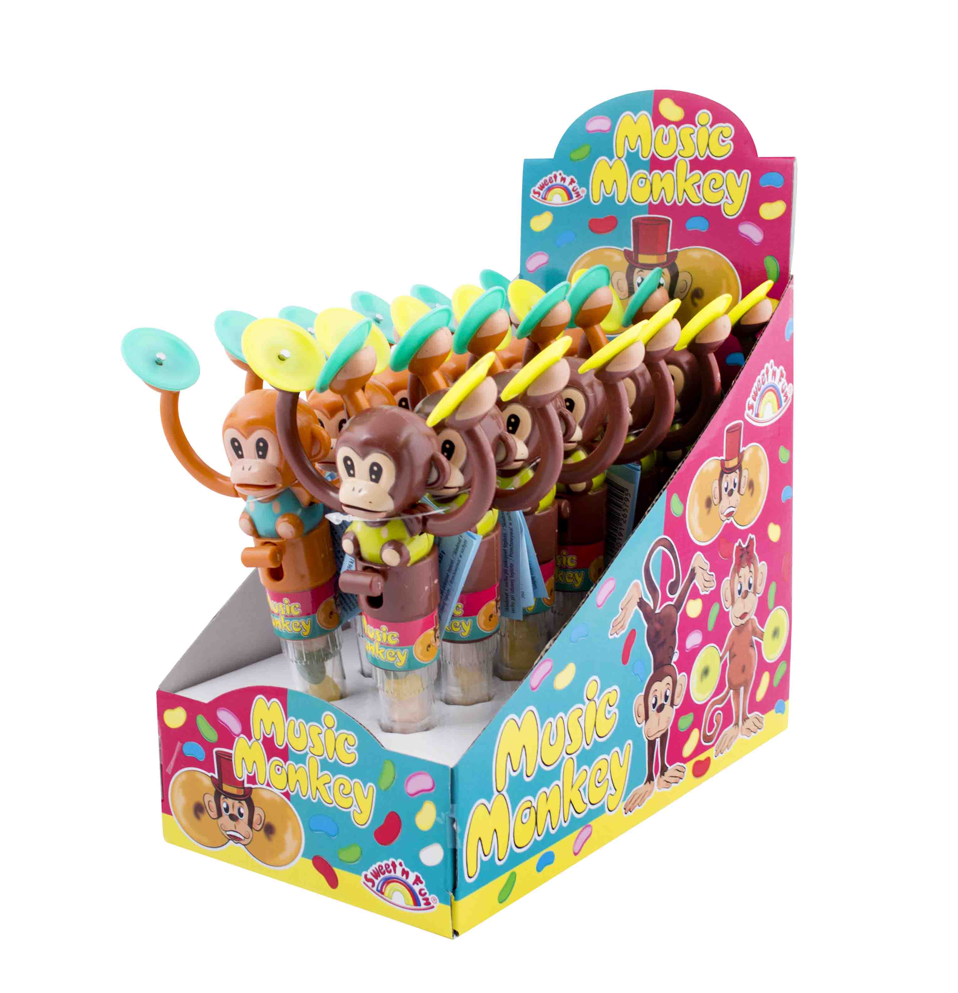 Music Monkey – hudební opice s cukrovinkou 8g