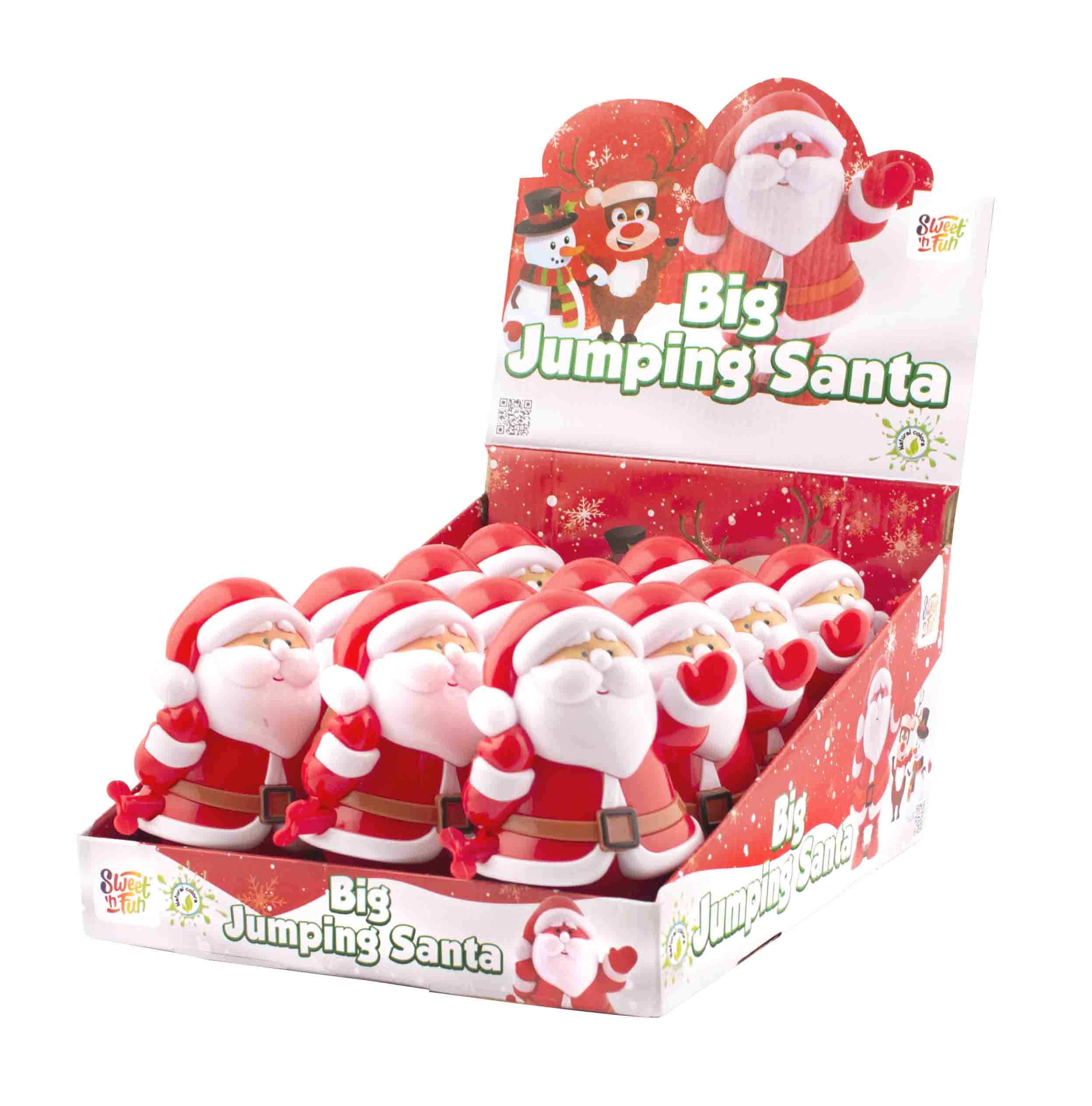 Big Jumping Santa - skákající Santa s cukrovinkou 5g