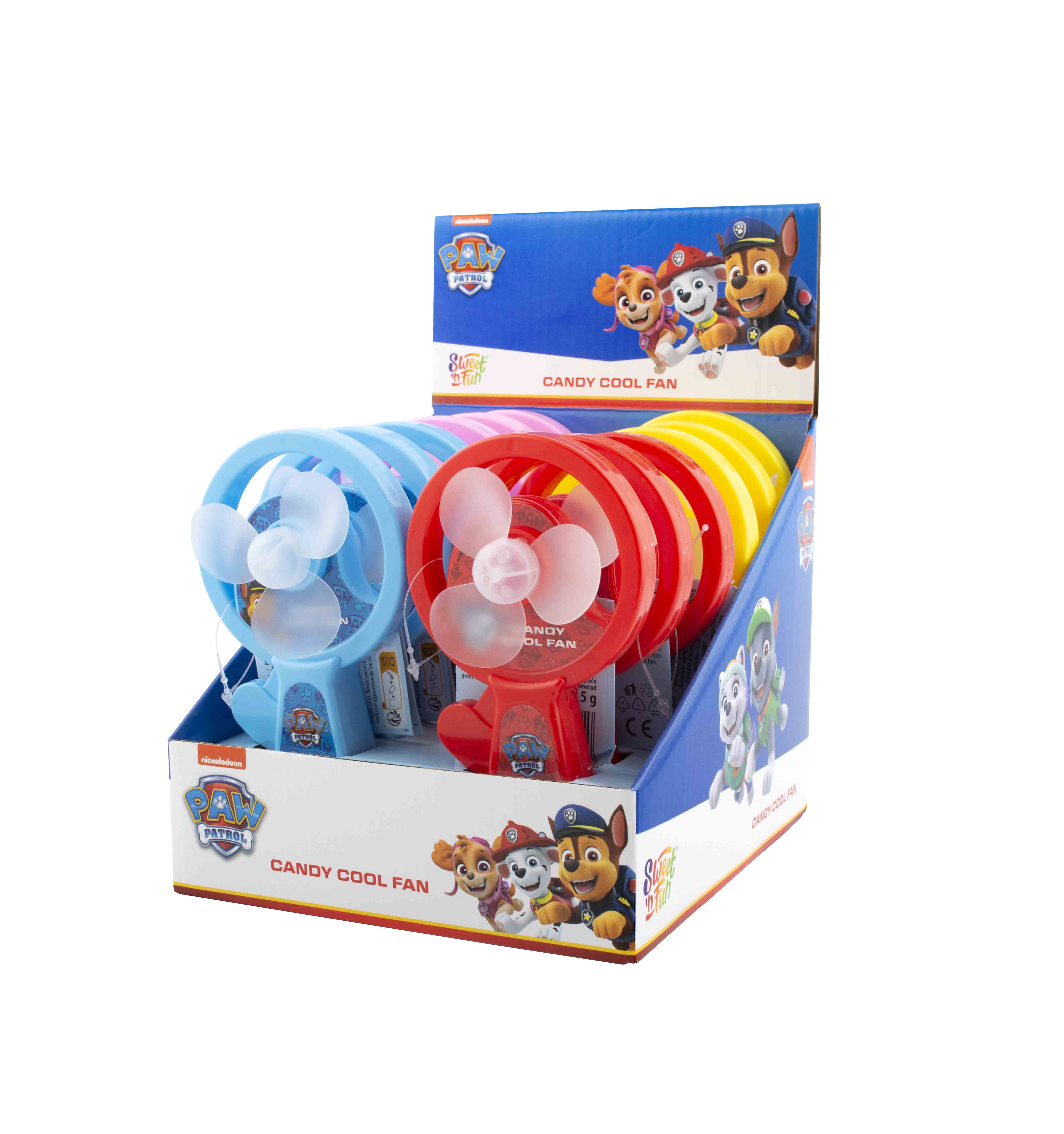 Paw Patrol candy cool fan – větráček s cukrovinkou 5g