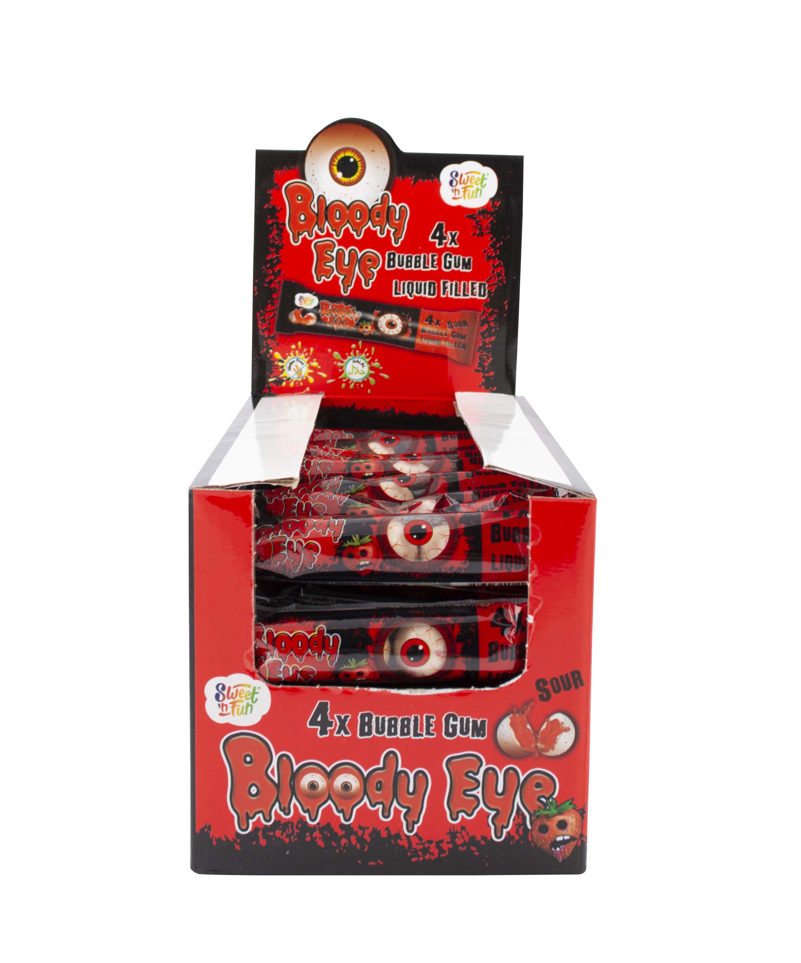 Bloody Eyes bubble gum 4pack – žvýkačky 20g