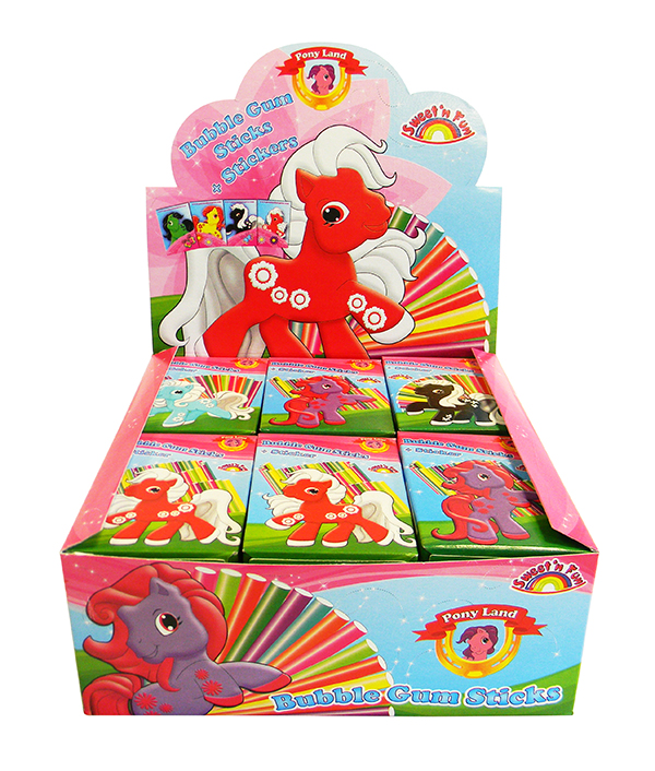 PONYLAND - žvýkačky v krabičce 28g