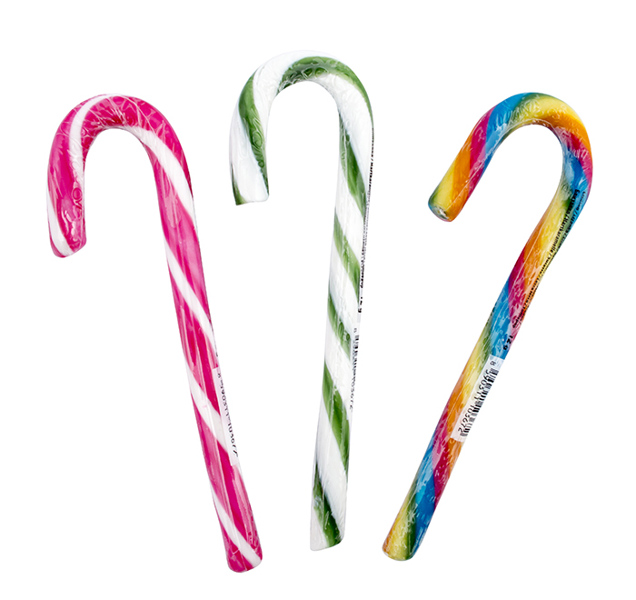 Candy Cane Color Mix - barevné lízátko hůlka 12g