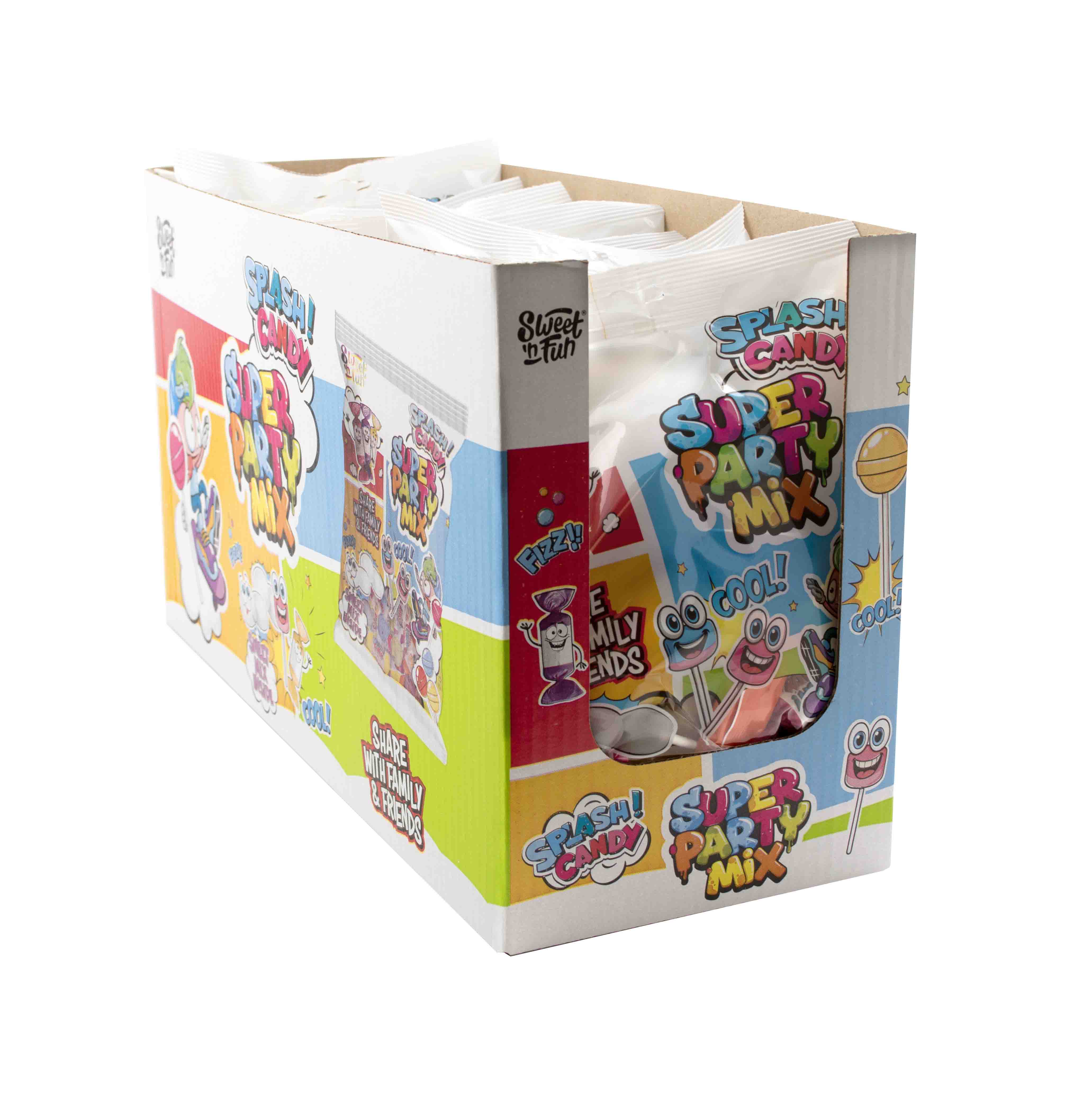 Splash Candy Super Party Mix - mix cukrovinek 175g