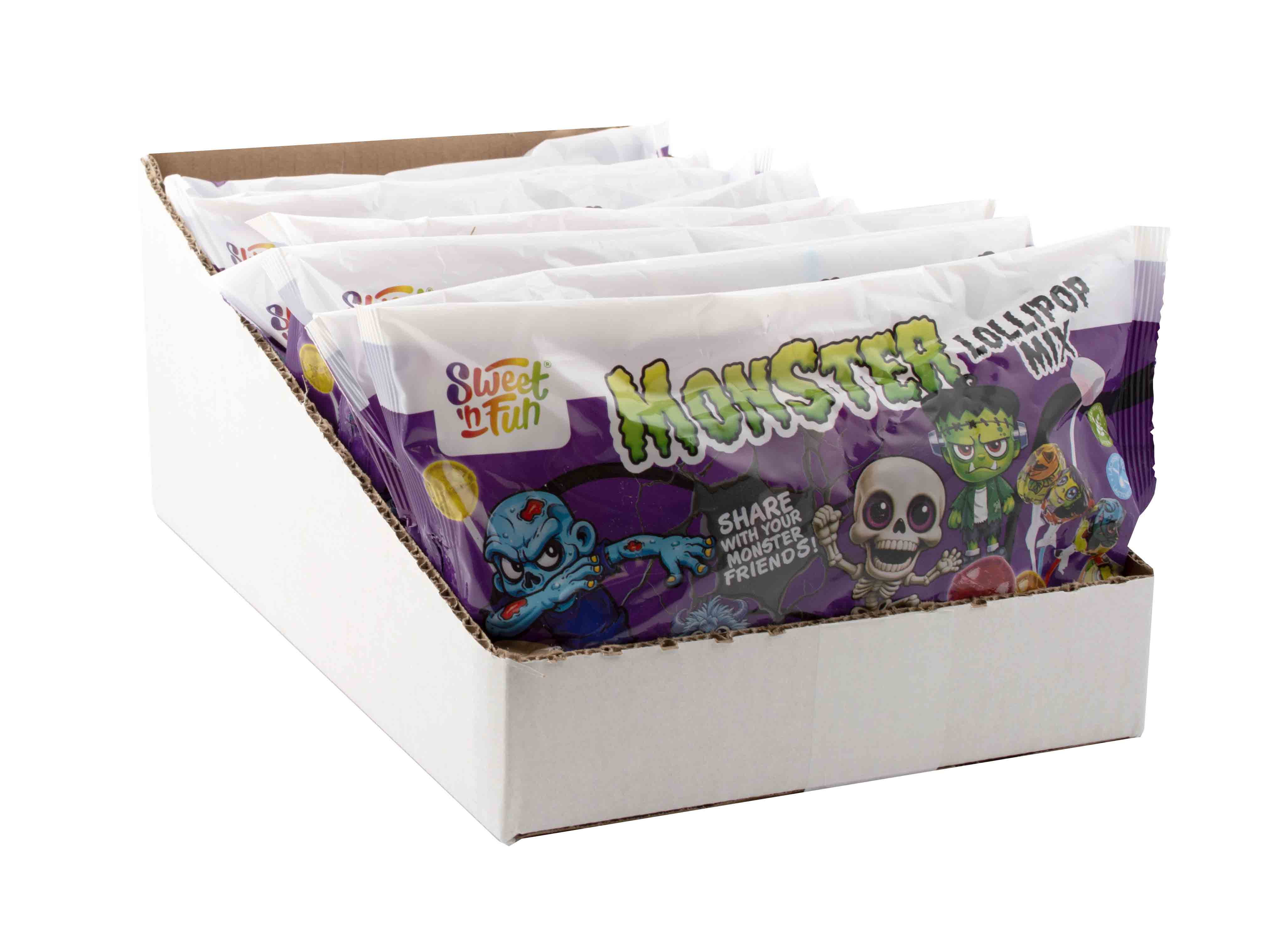 Monster lollipop mix - mix lízátek 350g
