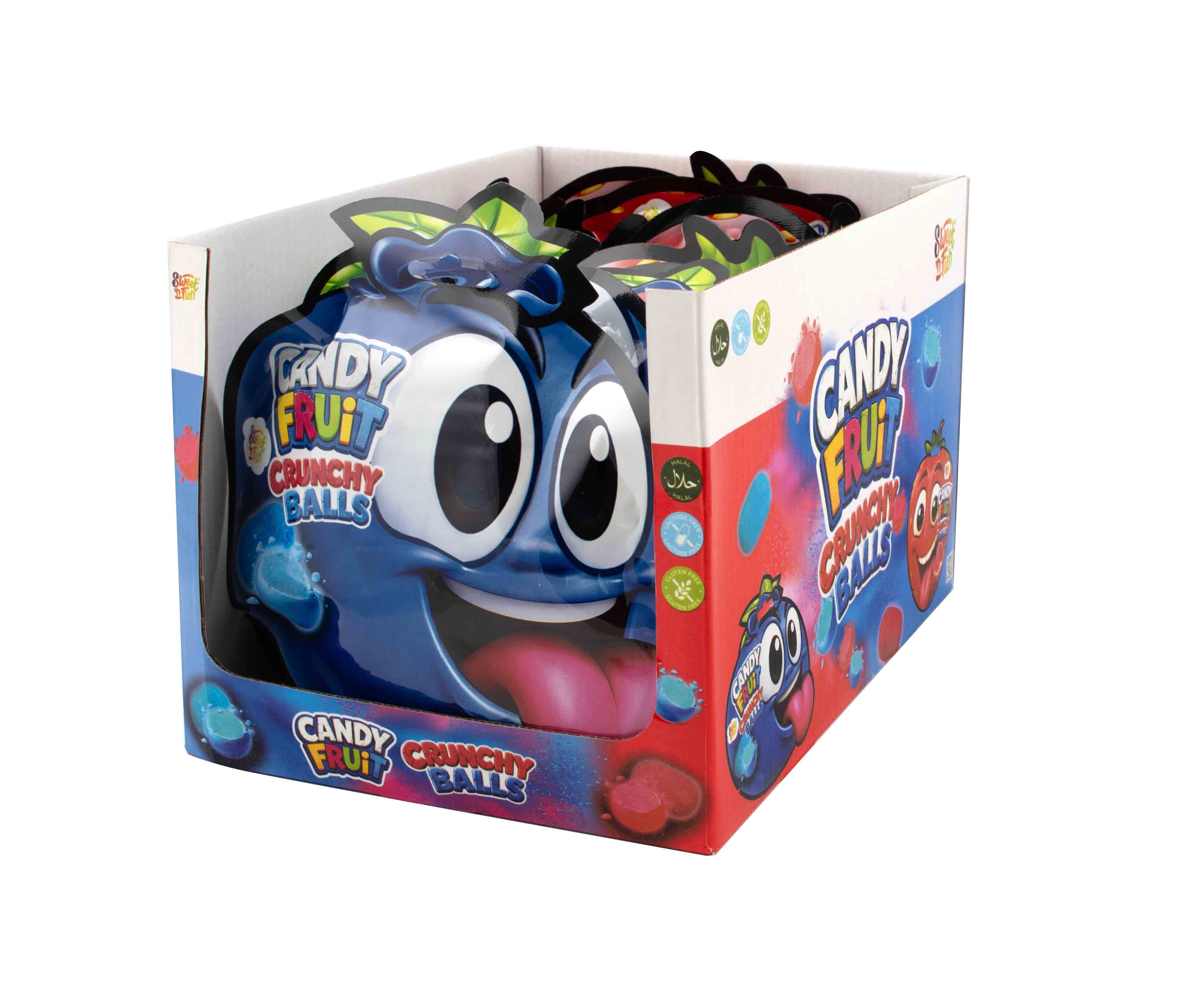 Candy Fruit Crunchy Balls 50g