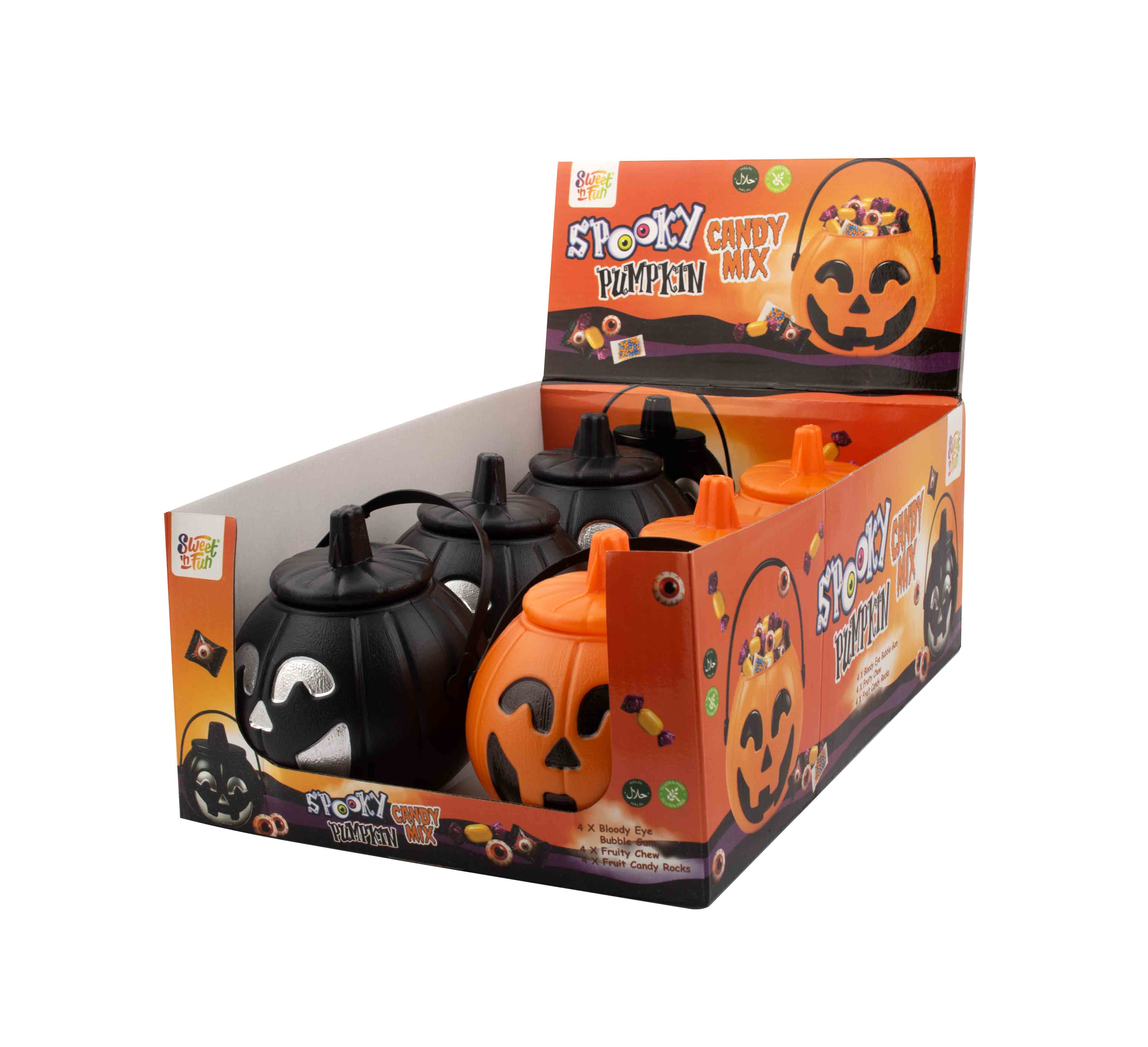 Spooky pumpkin candy mix - dýně s cukrovinkami 60g