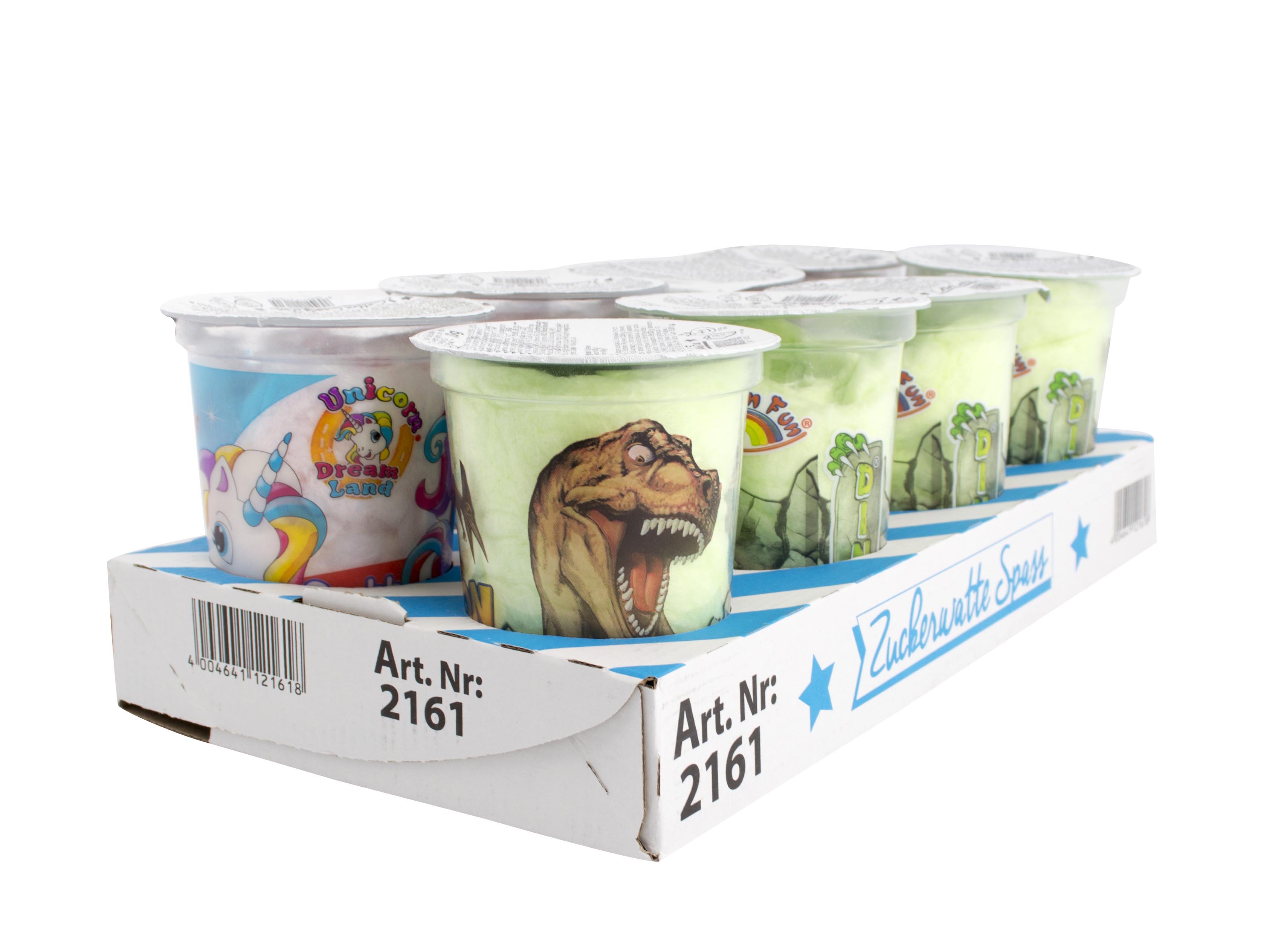 Cotton Candy Cup mixed - cukrová vata v kelímku (Pony, Dino) 20g