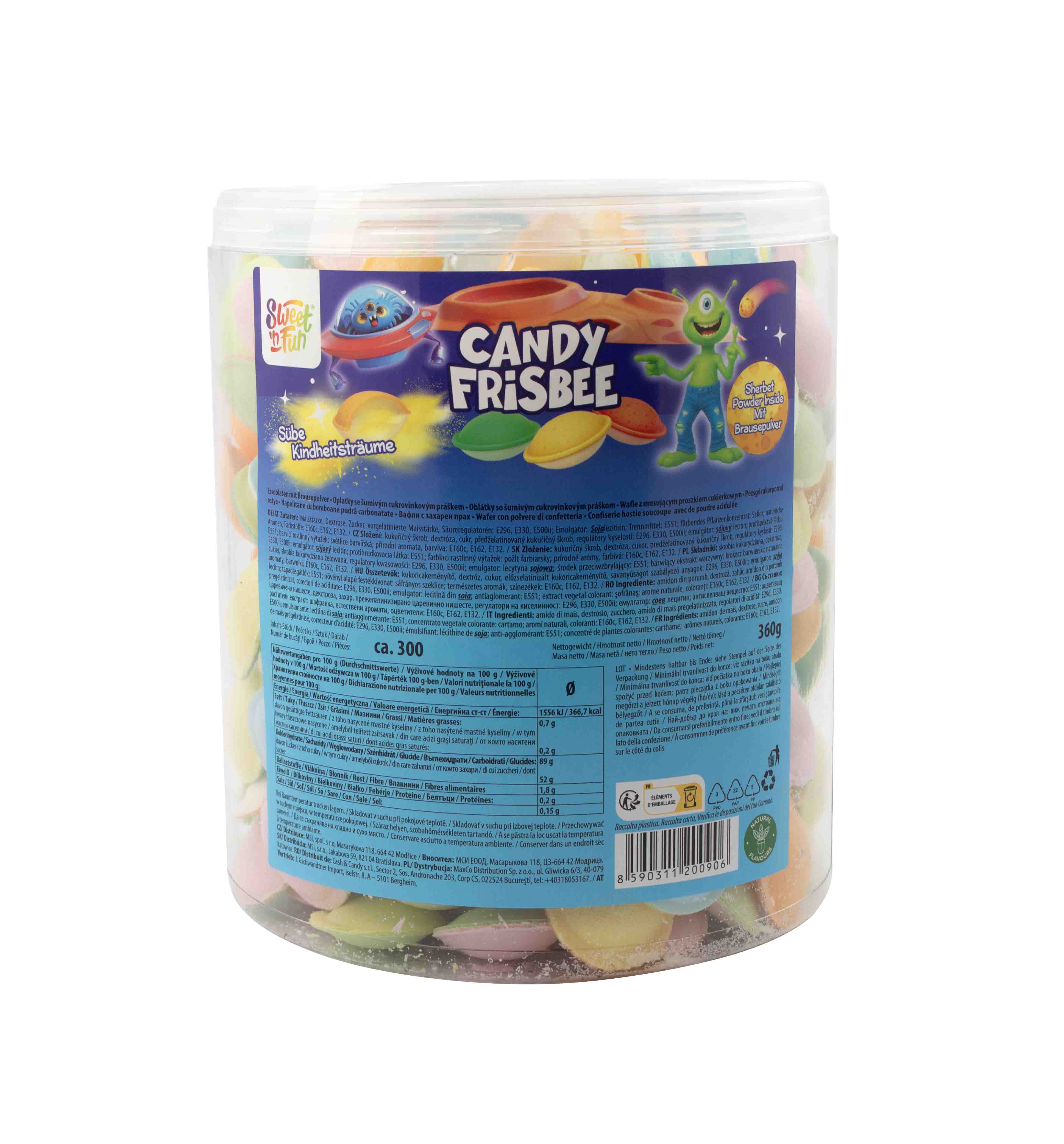 Space ufo - jedlý papír s kyselým cukrovinkovým práškem  1,26g