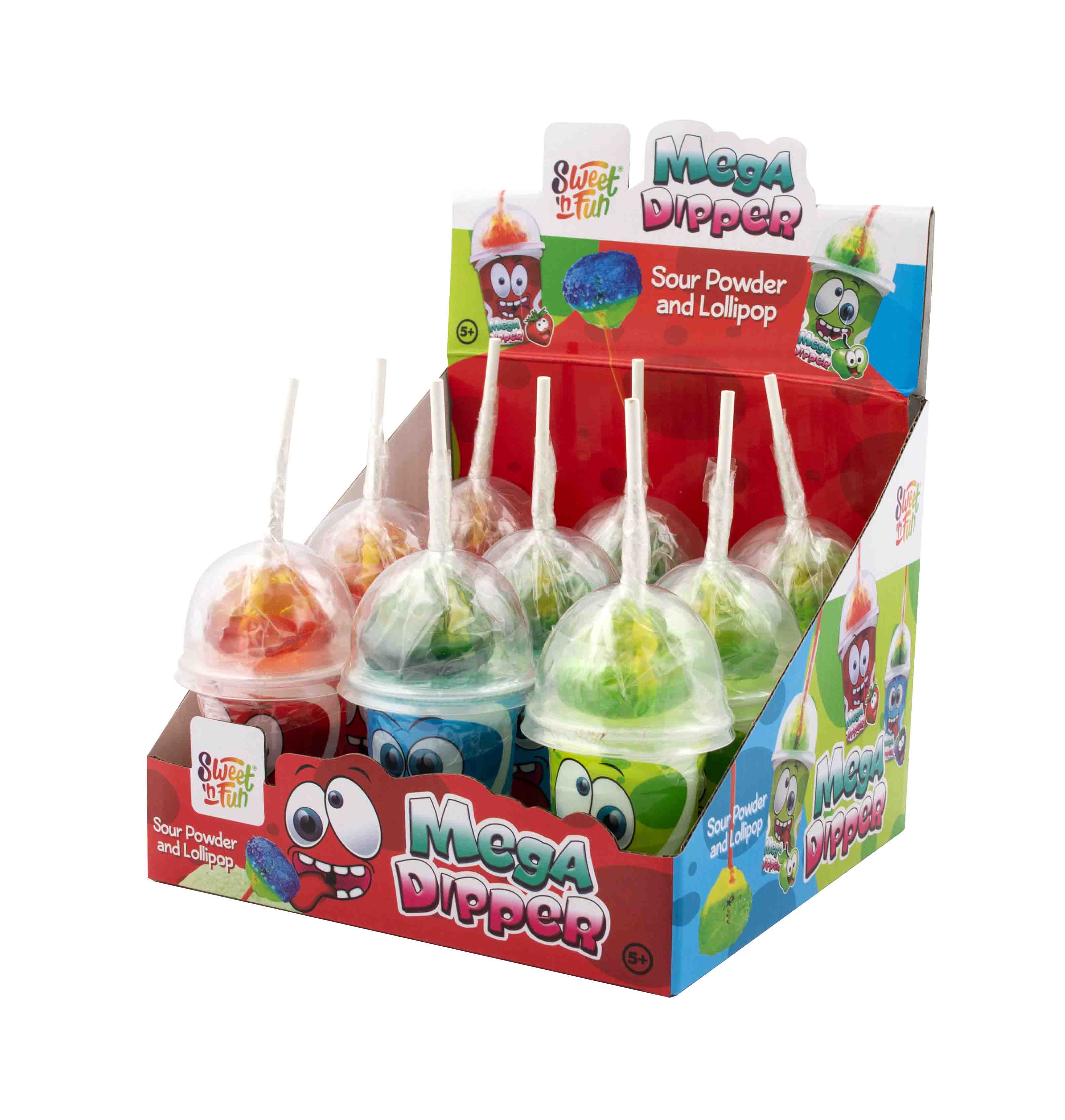 Mega Dipper – lízátko s kyselým práškem 57g