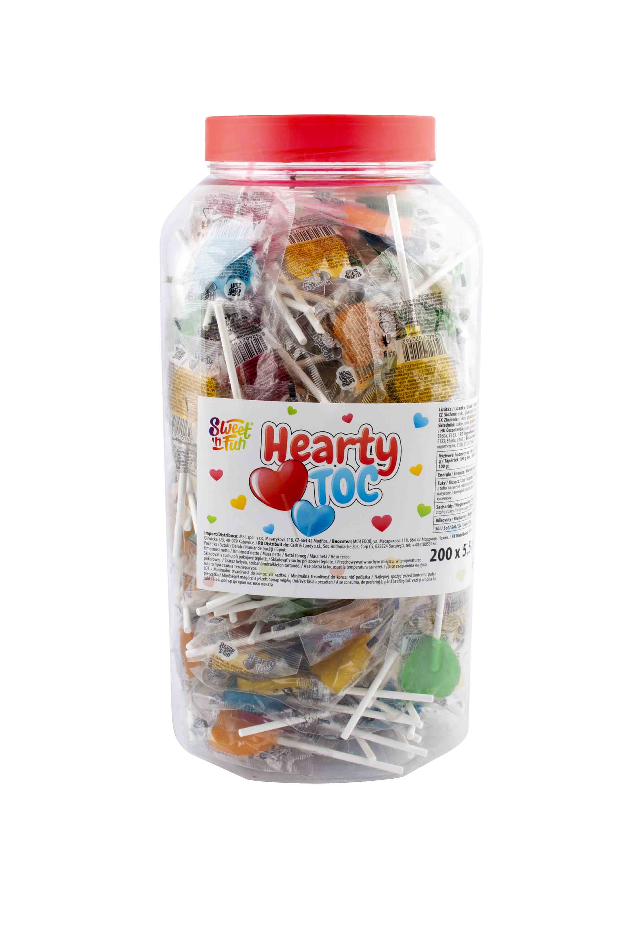 S&F Hearty toc - lízátko srdce 5,5g