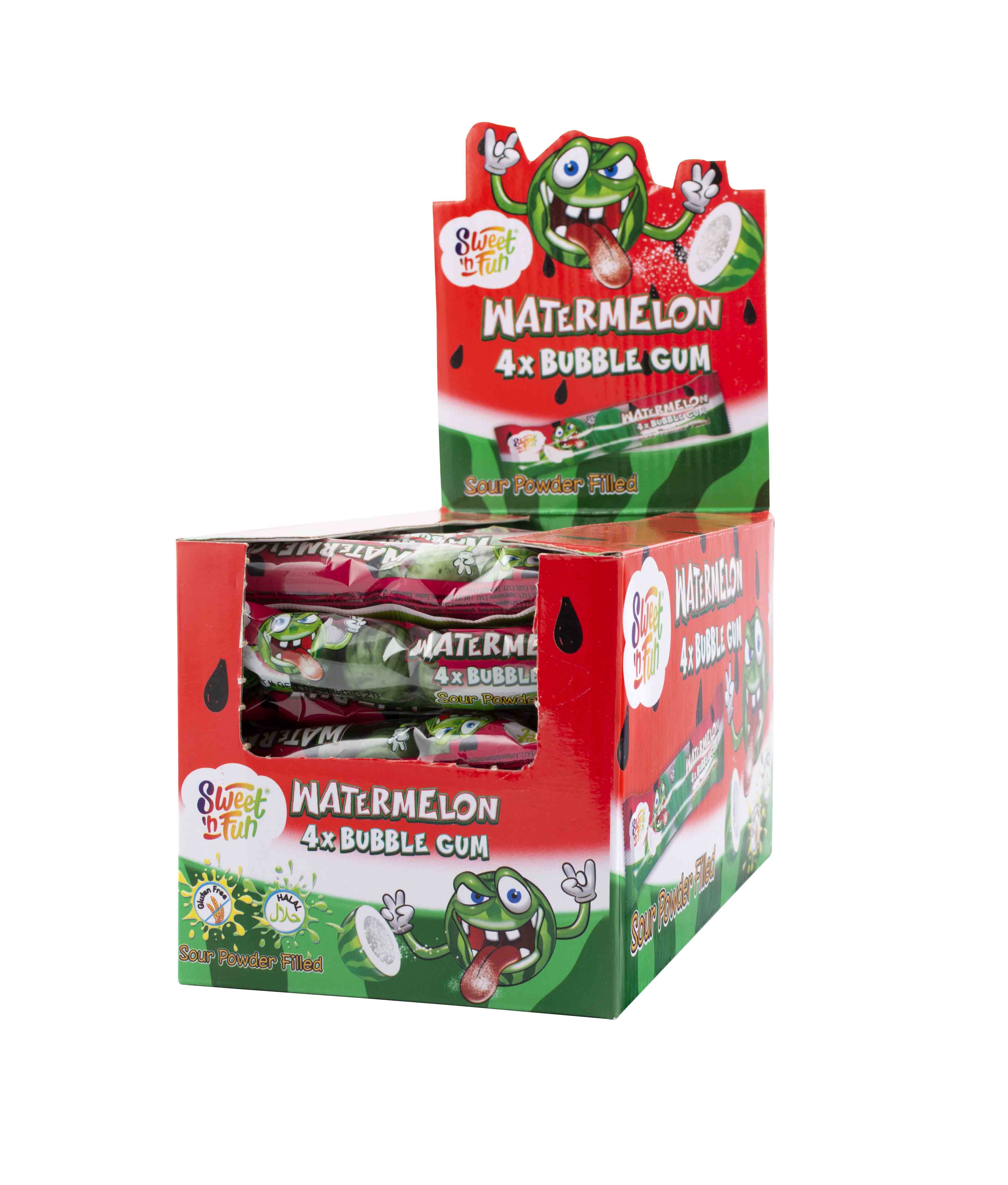 Watermelon bubble gum 4pack – žvýkačky 20g