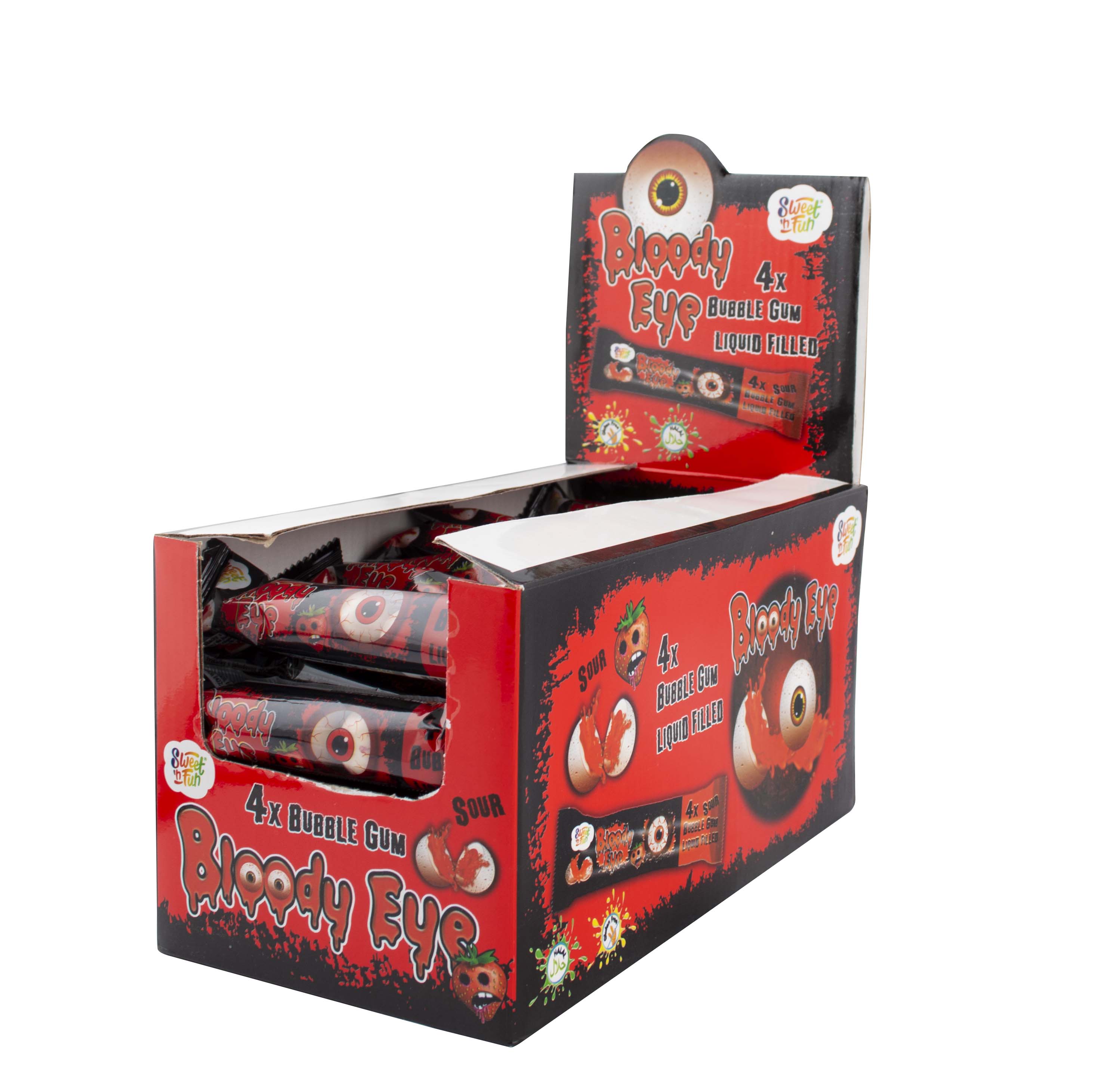 Bloody Eyes bubble gum 4pack – žvýkačky 20g