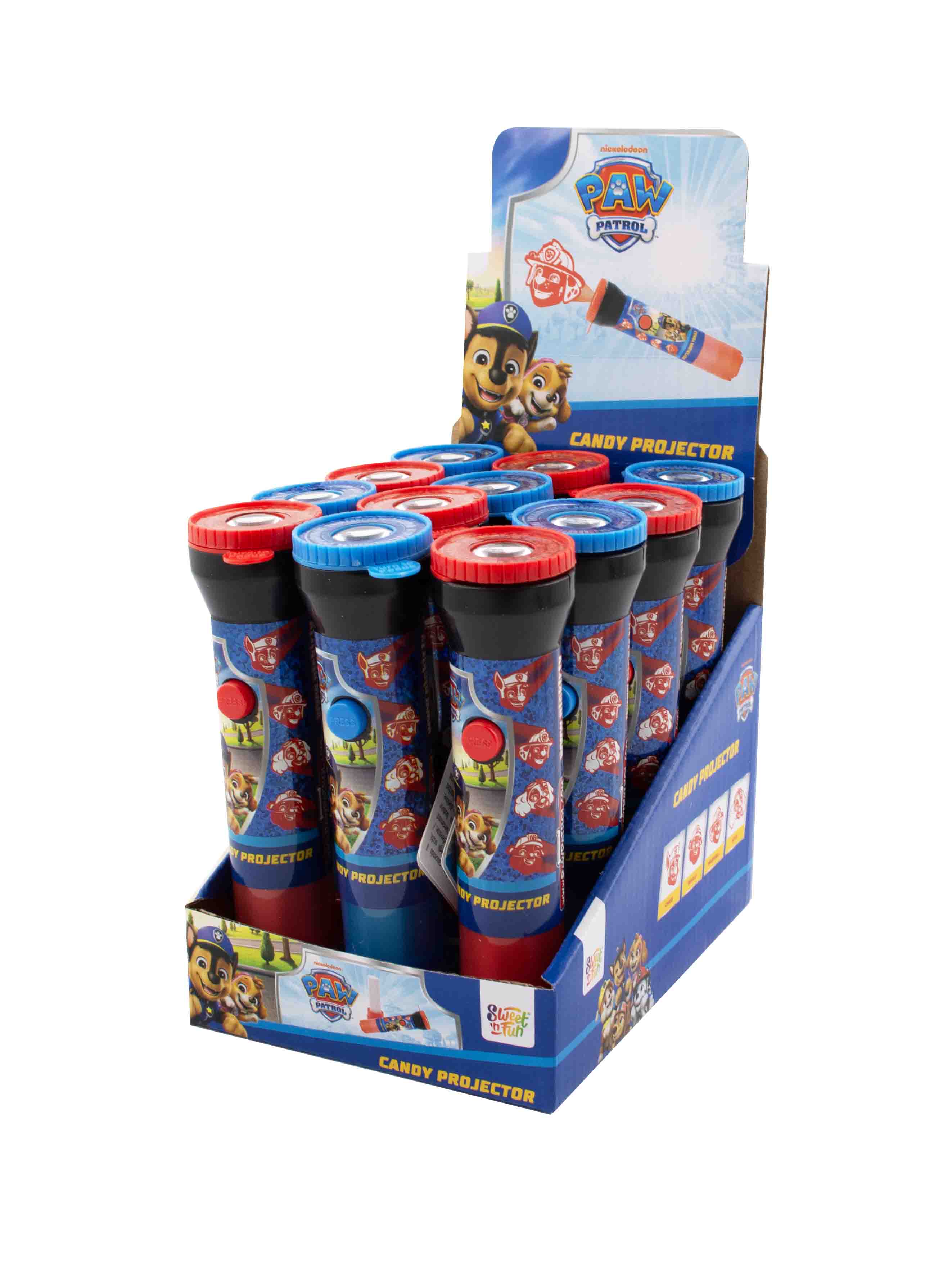 Paw Patrol Projector Pop - laser s lízátkem 14g