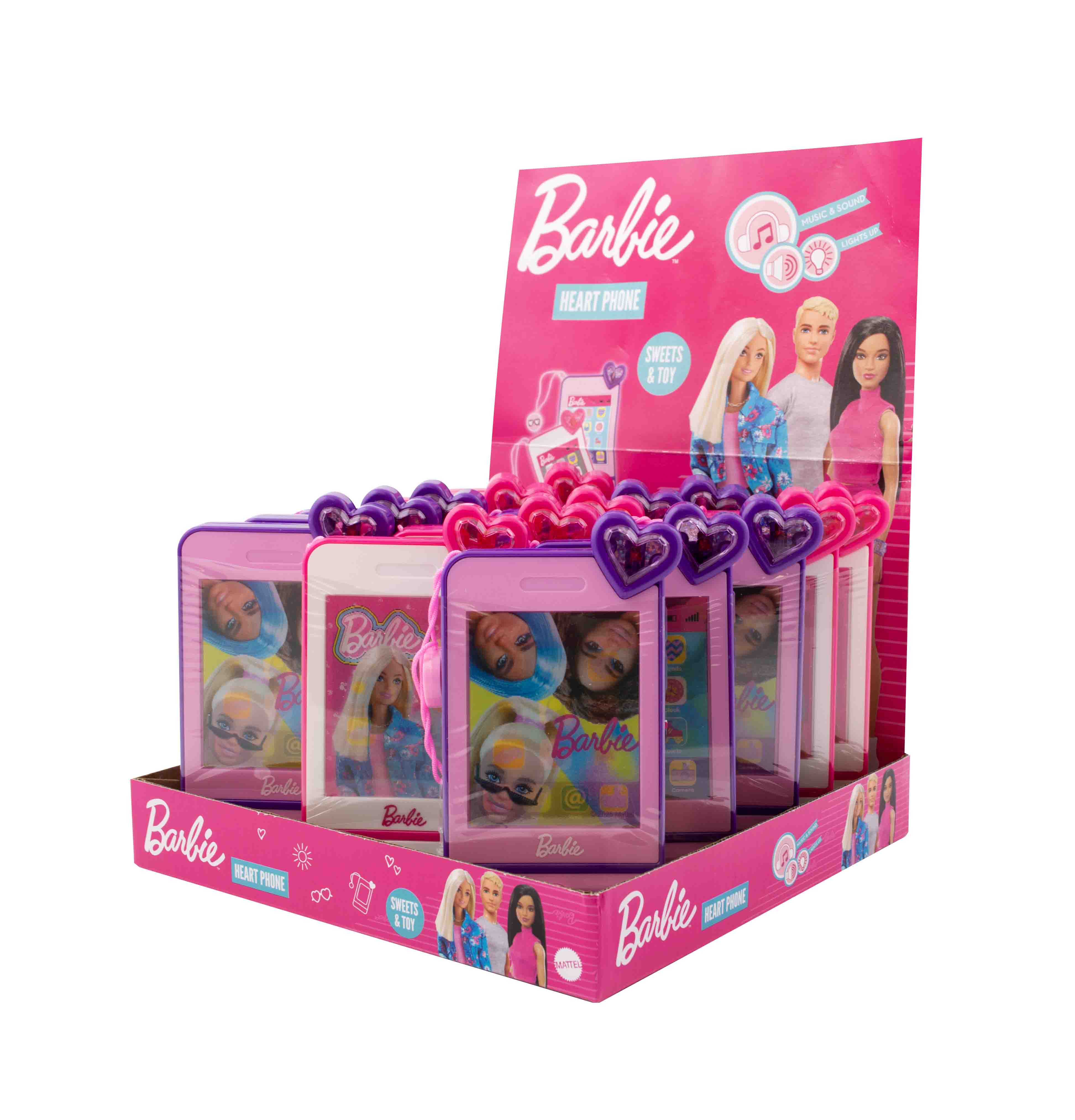 Barbie Dreamtopia Magic Phone - hrací telefon s cukrovinkou 12g