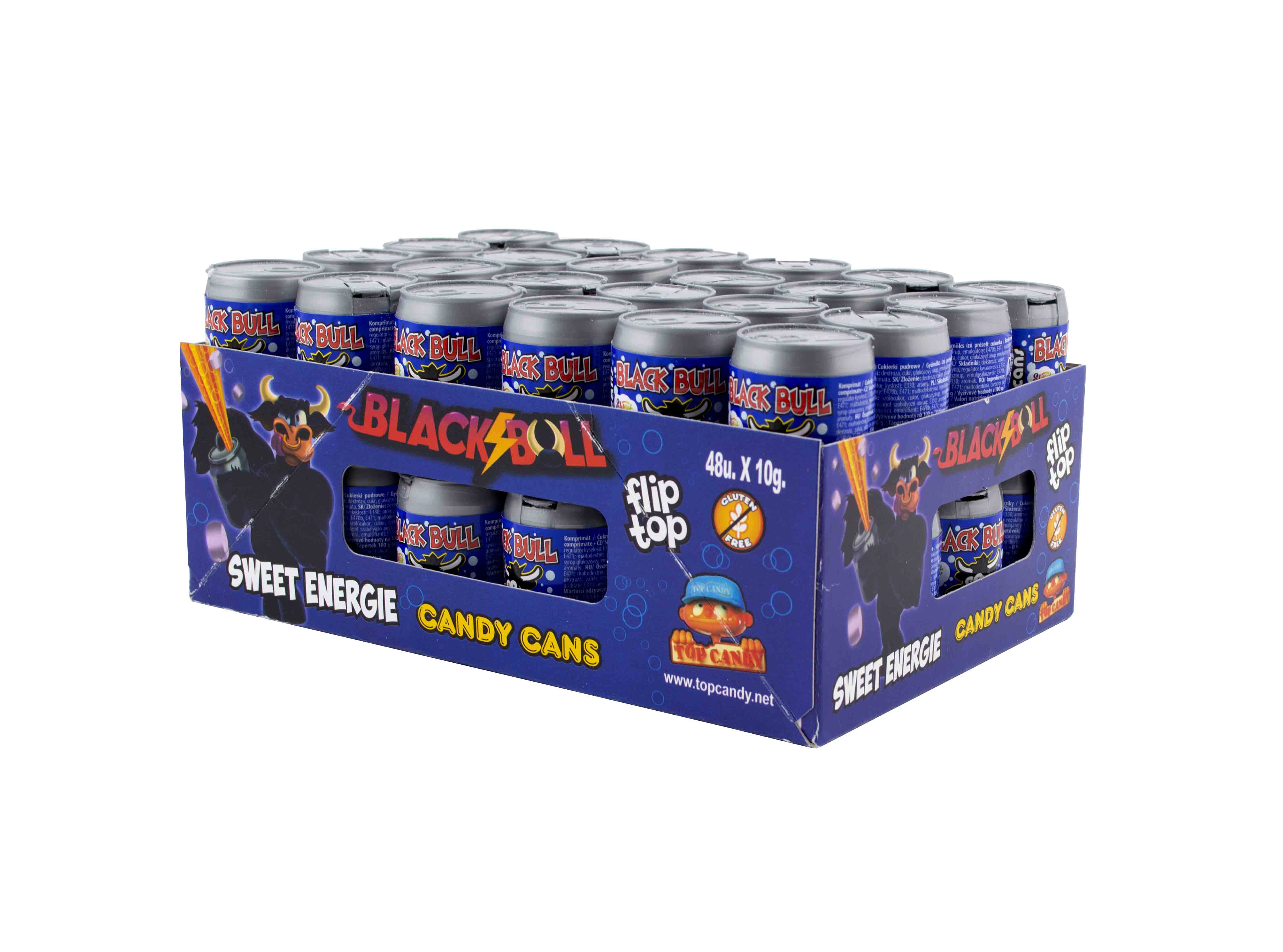 Black bull - plechovka s bonbonky 10g