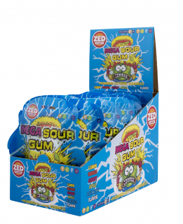 Mega Sour Gum Buttons – kyselé žvýkačky v sáčku 47g