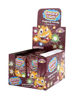 Crackle candy COLA – žvýkačka s práskacím práškem 8g